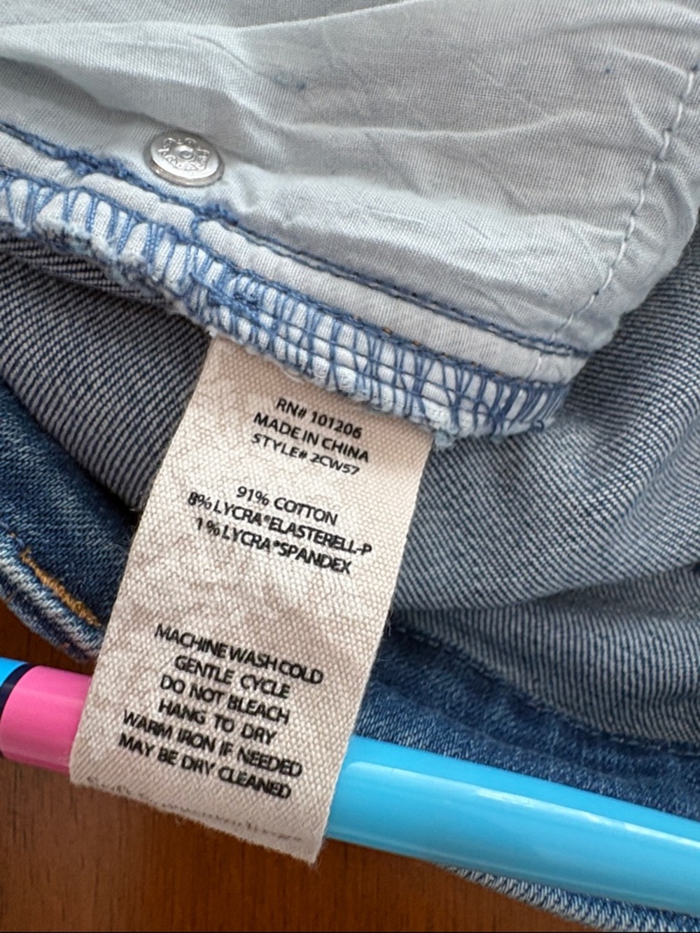 Soft Surroundings Ultimate Denim Skinny Ankle Jeans, Size 16 - Picture 9 of 10